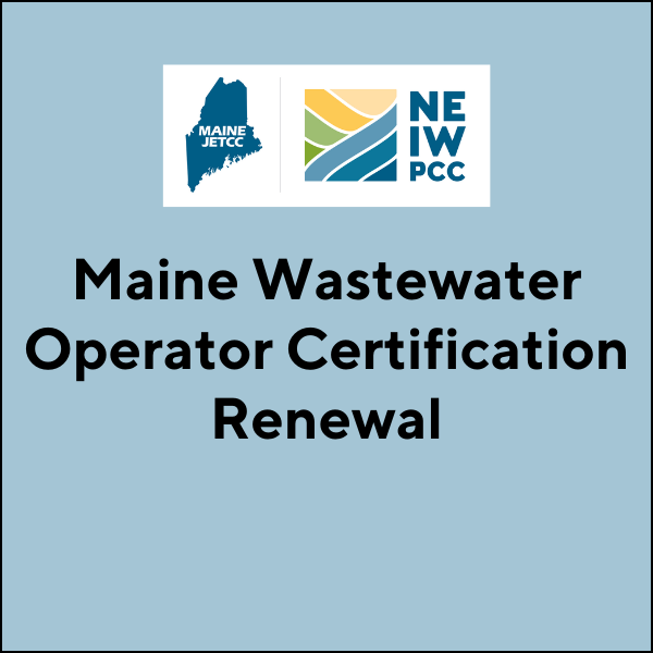 Maine Wastewater Operator Certification Renewal