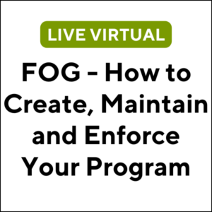 FOG - How to Create, Maintain and Enforce Your Program (24S-ETC022) (3 TCHs)