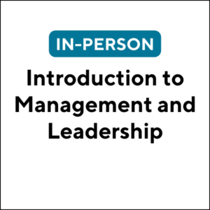 Introduction to Management and Leadership (24F-ETC027) (3 TCHs)