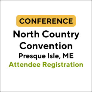 North Country Convention, Attendee Registration (J2500A)