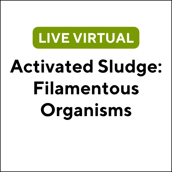 Activated Sludge: Filamentous Organisms (26S-ETC103) (3 TCHs)