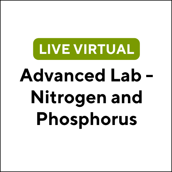 Advanced Lab - Nitrogen and Phosphorus (26F-ETC334) (3 TCHs)